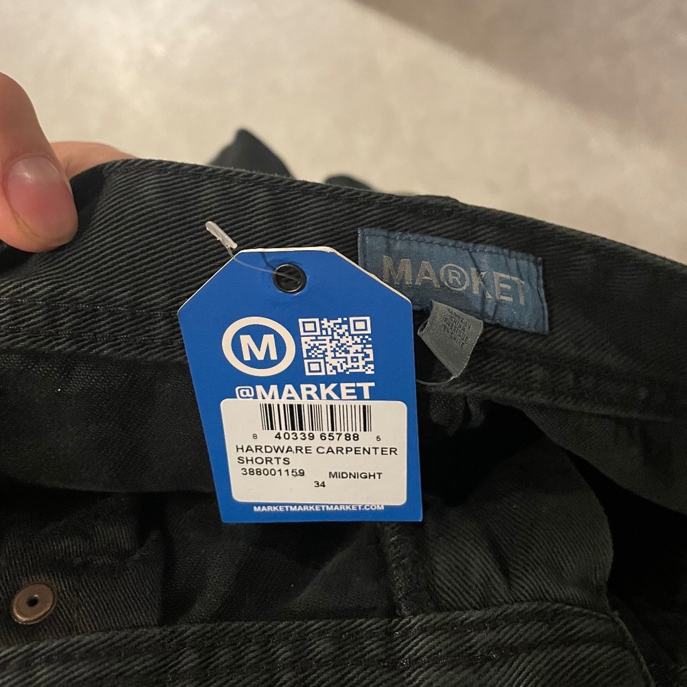 Market brand Black Carpenter Shorts